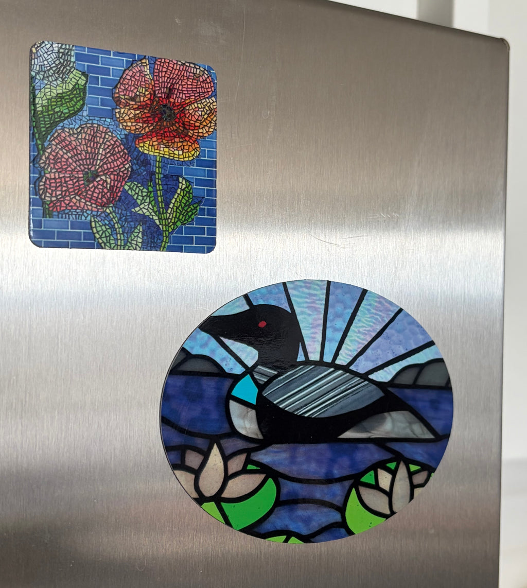 Flower Mosaic Magnet